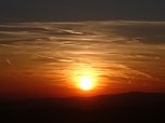 Die Sonne &uuml;ber dem S&uuml;dharz sagt tsch&uuml;ss (Foto: Ch. Burkert)