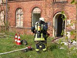 Brand auf Gaswerk-Gel&auml;nde (Foto: nnz)
