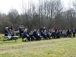 Gedenkveranstaltung am ehemaligen Au&szlig;enlager Ellrich-Juliush&uuml;tte, Ellrich, Gedenkort Ellrich-Juliush&uuml;tte, 10. April 2018 (Foto: Gedenkst&auml;tte Mittelbau-Dora)