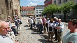 Herzsportgruppe auf Entdeckertour in Nordhausen (Foto: Wilfried Ro&szlig;mell)