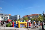 Knax-Kinderfest auf dem Parkplatz der Kreissparkasse Nordhausen (Foto: Angelo Glashagel)
