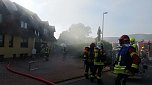 Dachgeschoss in Neustadt brannte (Foto: Ch. Burkert)