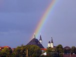 Regenbogen &uuml;ber Nordhausen (Foto: Bernd Thielbeer)