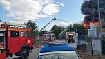 Gro&szlig;brand auf Bahnhofsgel&auml;nde (Foto: privat)