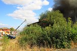 Gro&szlig;brand auf Bahnhofsgel&auml;nde (Foto: S. Dietzel)