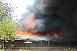 Gro&szlig;brand auf Bahnhofsgel&auml;nde (Foto: S. Dietzel)