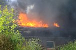 Gro&szlig;brand auf Bahnhofsgel&auml;nde (Foto: S. Dietzel)