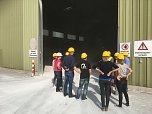 Exkursion des Forscherteams der Hochschule Nordhausen zur Mitteldeutschen Umwelt- und Entsorgung GmbH in Gro&szlig;p&ouml;sna (Foto: Marie Ziegler)