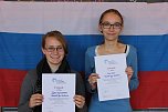 1. Platz: Sophie Charlotte Romer und Vivien Kaun (Foto: Deutsch-Russisches Forum)