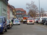 Einsatz in der Justus-Jonas-Stra&szlig;e (Foto: nnz)