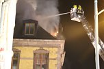 Dachstuhlbrand in Sondershausen (Foto: Karl-Heinz Herrmann)