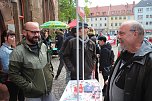 1. Mai auf dem Nordh&auml;user Rathausplatz (Foto: Angelo Glashagel)