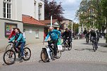 Fahrraddemo rollte durch Nordhausen (Foto: Angelo Glashagel)