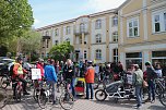 Fahrraddemo rollte durch Nordhausen (Foto: Angelo Glashagel)