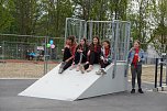 Der neue Sportplatz an der Ellricher Regelschule wurde heute eingeweiht.  (Foto: Susanne Schedwill)