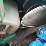 Entsorgter M&uuml;ll im Gumpeweg (Foto: Andreas K.)