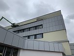 Fassadenreinigung am Südharz-Klinikum (Foto: Südharz Klinikum Nordhausen gGmbH) Fassadenreinigung am Südharz-Klinikum (Foto: Südharz Klinikum Nordhausen gGmbH)