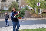 Kranzniederlegung und Gedenken zur Reichspogromnacht vor 81 Jahren (Foto: Angelo Glashagel) Kranzniederlegung und Gedenken zur Reichspogromnacht vor 81 Jahren (Foto: Angelo Glashagel)