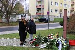 Kranzniederlegung und Gedenken zur Reichspogromnacht vor 81 Jahren (Foto: Angelo Glashagel) Kranzniederlegung und Gedenken zur Reichspogromnacht vor 81 Jahren (Foto: Angelo Glashagel)