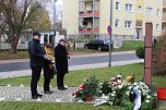 Kranzniederlegung und Gedenken zur Reichspogromnacht vor 81 Jahren (Foto: Angelo Glashagel) Kranzniederlegung und Gedenken zur Reichspogromnacht vor 81 Jahren (Foto: Angelo Glashagel)