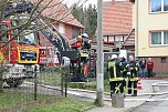 Dachstuhlbrand in W&uuml;lfingerode (Foto: S. Dietzel)