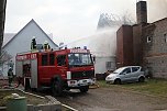 Dachstuhlbrand in W&uuml;lfingerode (Foto: S. Dietzel)