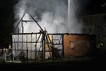 Scheune ausgebrannt (Foto: S. Dietzel)