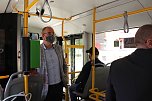 Elektroverkehr im S&uuml;dharz - der Landkreis erprobt zur Zeit einen neuen E-Bus (Foto: agl)
