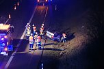 Unfall auf der A38 bei Werther (Foto: S.Dietzel)