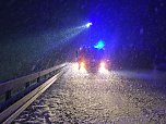 Winterchaos auf der "neuen B243" (Foto: Feuerwehr Bad Sachsa)