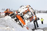 Schneepflug geborgen (Foto: S. Dietzel)