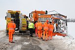 Schneepflug geborgen (Foto: S. Dietzel)