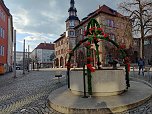 Geschm&uuml;ckte Brunnen (Foto: P.Blei)