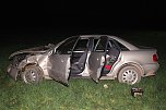 Unfall auf der Landstra&szlig;e (Foto: S. Dietzel)
