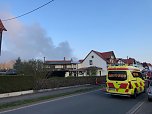 Geb&auml;udebrand in Woffleben (Foto: S. Dietzel)