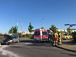 Unfall in Nordhausen (Foto: S.Dietzel)