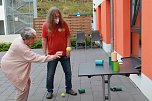 Am DRK Pflegeheim können die Bewohnerinnen und Bewohner endlich wieder gemeinsame Events erleben (Foto: Doreen Apel) Am DRK Pflegeheim können die Bewohnerinnen und Bewohner endlich wieder gemeinsame Events erleben (Foto: Doreen Apel)