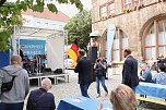 AfD-Wahlkampf auf dem Rathausplatz (Foto: agl)