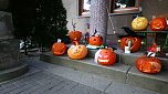 Mit schön geschnitzten Kürbissen startet man am Domschlösschen in den Herbst (Foto: Sandra Ziegler-Koch) Mit schön geschnitzten Kürbissen startet man am Domschlösschen in den Herbst (Foto: Sandra Ziegler-Koch)