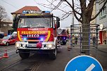 Schwerer Unfall in der Rautenstra&szlig;e (Foto: S. Dietzel)