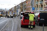 Schwerer Unfall in der Rautenstra&szlig;e (Foto: S. Dietzel)