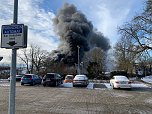 Großbrand in Nordhausen (Foto: V.Krieger) Großbrand in Nordhausen (Foto: V.Krieger)
