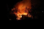Gartenlauben in Bleicherode abgebrannt (Foto: S.Dietzel)