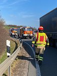 Unfall auf der A38 (Foto: S. Dietzel)
