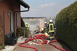 Garagenbrand in Werther (Foto: S. Dietzel)