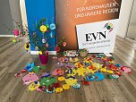 Bastelarbeiten Nordh&auml;user Kindergartenkinder (Foto: EVN)