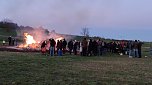 Osterfeuer in Kleinbodungen (Foto: Daniela Steinecke)
