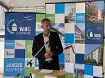 Einweihung des WBGreenOne in der Stolberger Stra&szlig;e (Foto: oas)