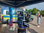 Die Nordth&uuml;ringer Polizei stellte sich vor (Foto: privat)