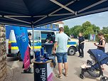Die Nordth&uuml;ringer Polizei stellte sich vor (Foto: privat)